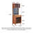 Modern Simple Multi-Functional Large Capacity Pantry Cabinet