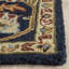 Tapis oriental bleu marine en laine touffeté à la main Ferrera-57807298