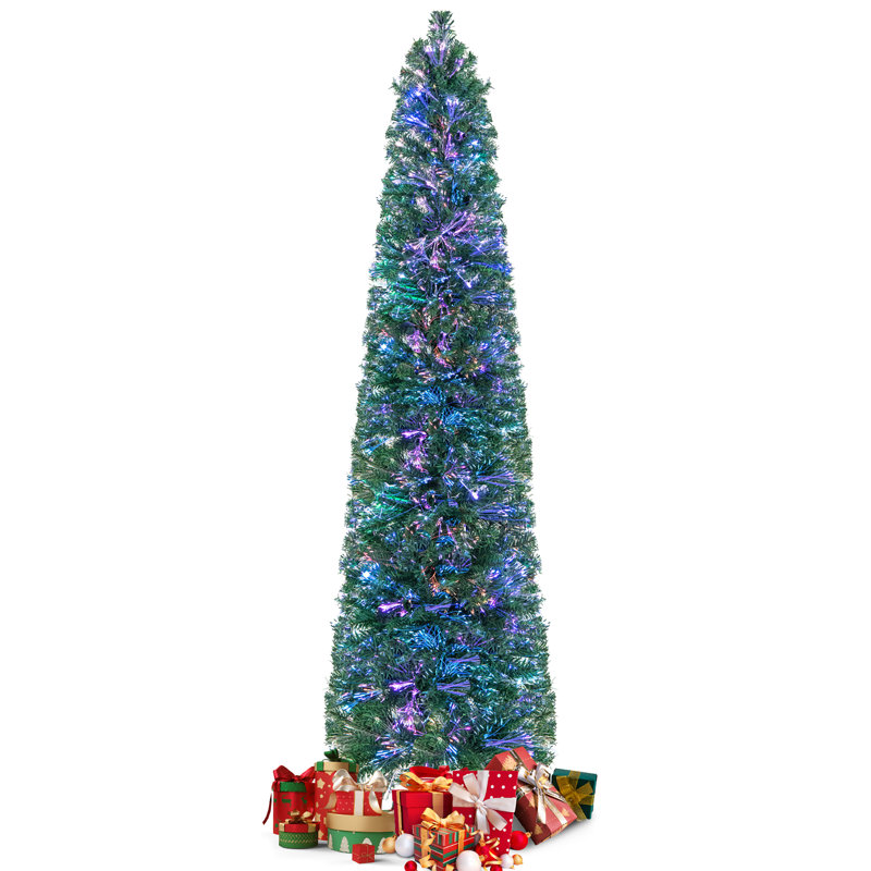 Arbre de Noël illuminé pin artificiel, 7 pi