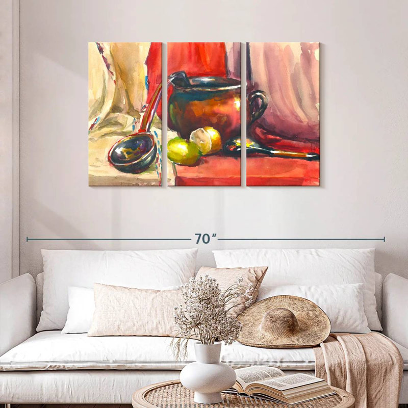 Senne Abstract Kitchen, 28" H x 45" W