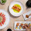 Assiette à dessert Linhas Bio en grès blanc, 8,46 po (ensemble de 6)