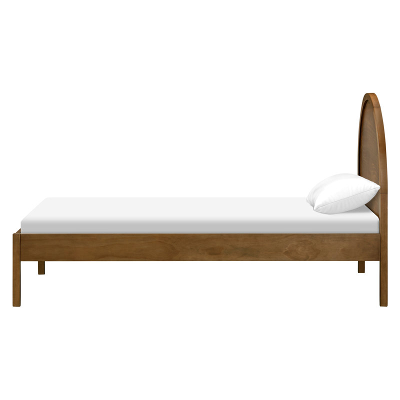 Bondi Full Bed, Twin, Natural Walnut