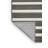 Washable Pearl Gray White Striped Area Rug-106543831