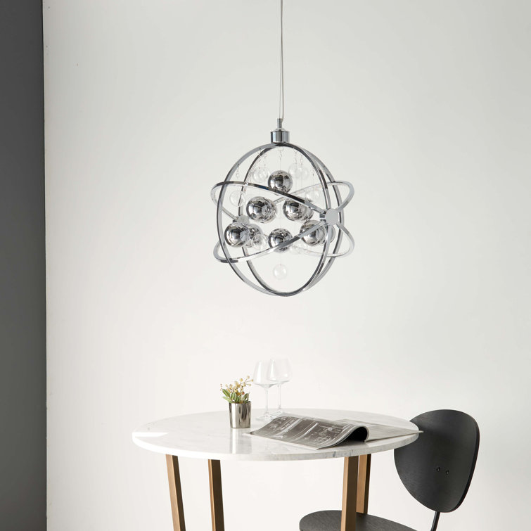 Sylvain - Light Chrome LED Sphere Pendant