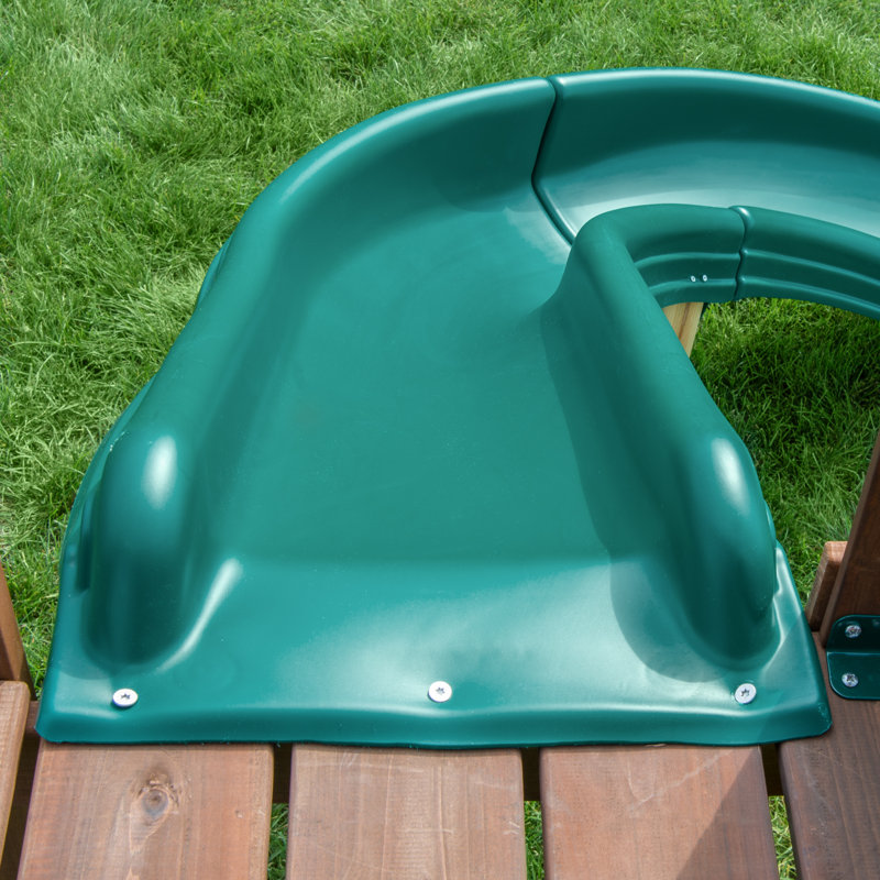 Glissière latérale à enroulement latéral pour terrasse de 5 pi, vert, Vert forêt