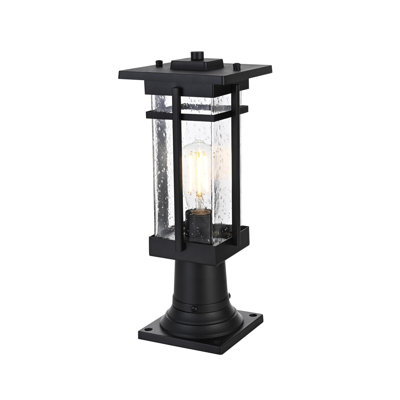 6.5" Iron Outdoor Post Light