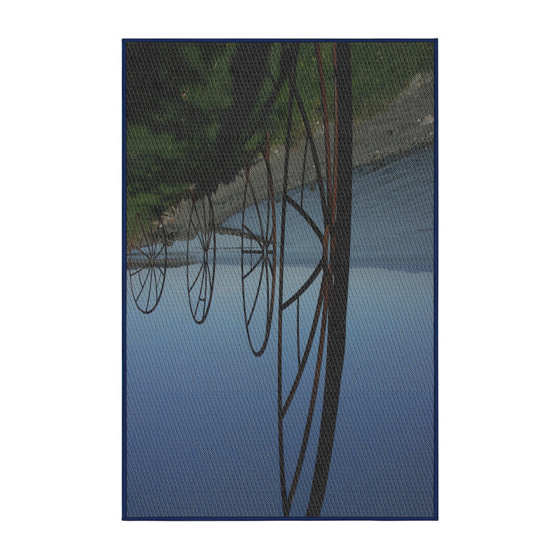 Tapis bleu ciel, Rectangle 4 pi x 6 pi