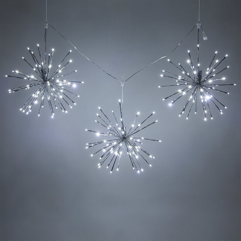 Branche lumineuse 15 po DEL Starburst, Blanc froid