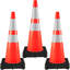 VEVOR Traffic Cones Safety Road Parking Cone with Black Weighted Base
