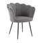 Bruning Scallop Velvet Barrel Accent Chair-1088046555