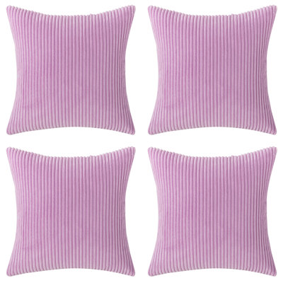 Housse de coussin à rayures