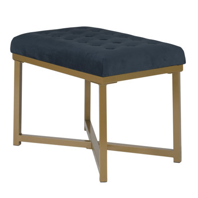 Hoffenden Velvet Upholstered Bench