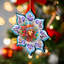 Grand ornement en bois décorations de Noël