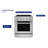 Hauslane 30" Dual Fuel Range In Black Stainless Steel | 4 Burners Up To 20,000 Btus | 4.2 Cu. Ft. Convection Oven With 5 Rack Positions | Convertible Ng/Lp | Cool-Touch Triple-Layer Door-120706421-120706422-120706423