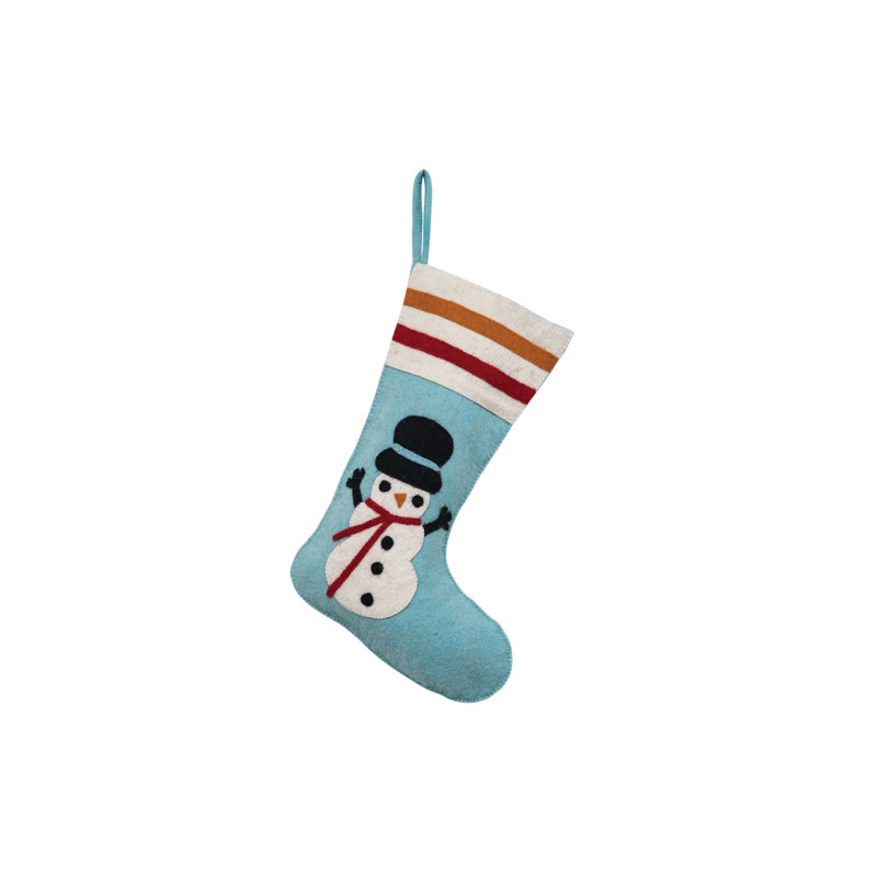 Chaussette de noël en laine