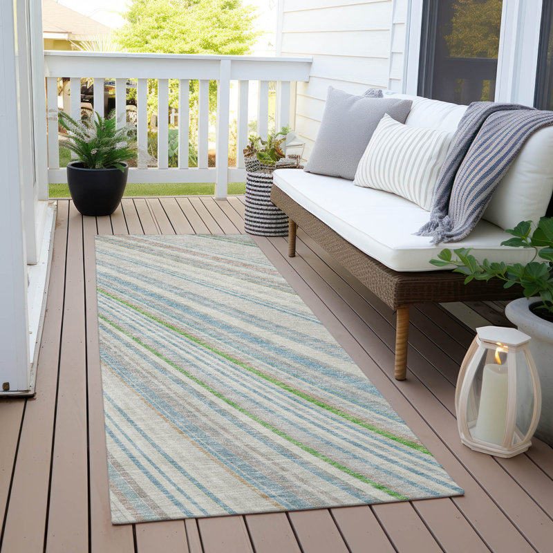 Tapis Chayden avec envers antidérapant, Tapis de couloir 2 pi 3 po x 7 pi 6 po