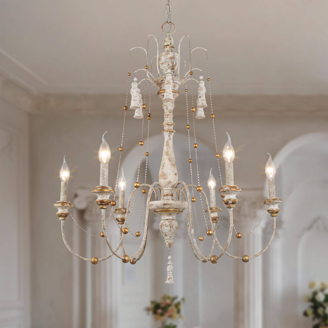 Alessandro 6 - Light Unique Classic Chandelier Ophelia & Co. 