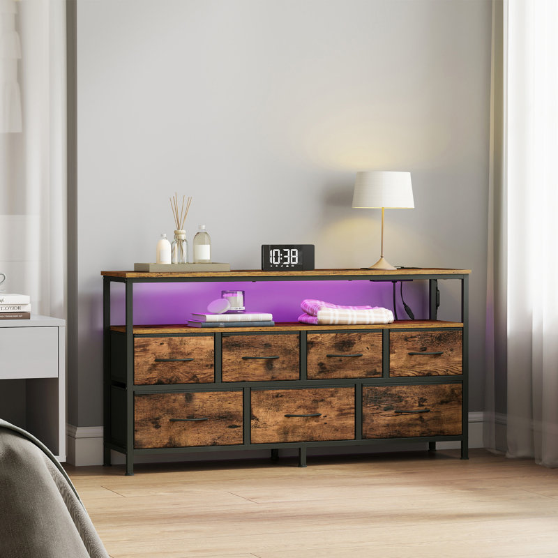 113.8cm W 7 - Drawer Chest of Drawers