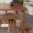 Walnut Rectangular Solid Wood Desk-109622428