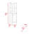 St. Clair Linen Cabinet, Two Interior  Shelves, Two Open Shelves, Single Door-221983703