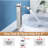 Tall Vessel Sink Faucet – Single-Handle Waterfall Bathroom Faucet With Pop-Up Drain (1 Or 3 Hole Installation, Tall Spout Design)-113959449