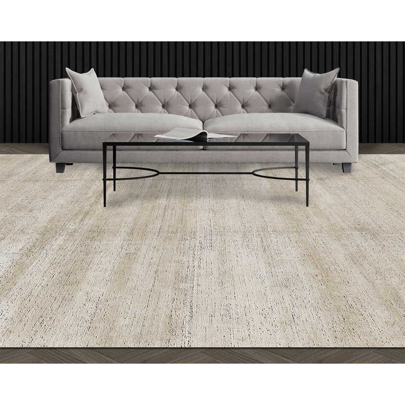 Hand-Knotted High-Quality Gold Area Rug