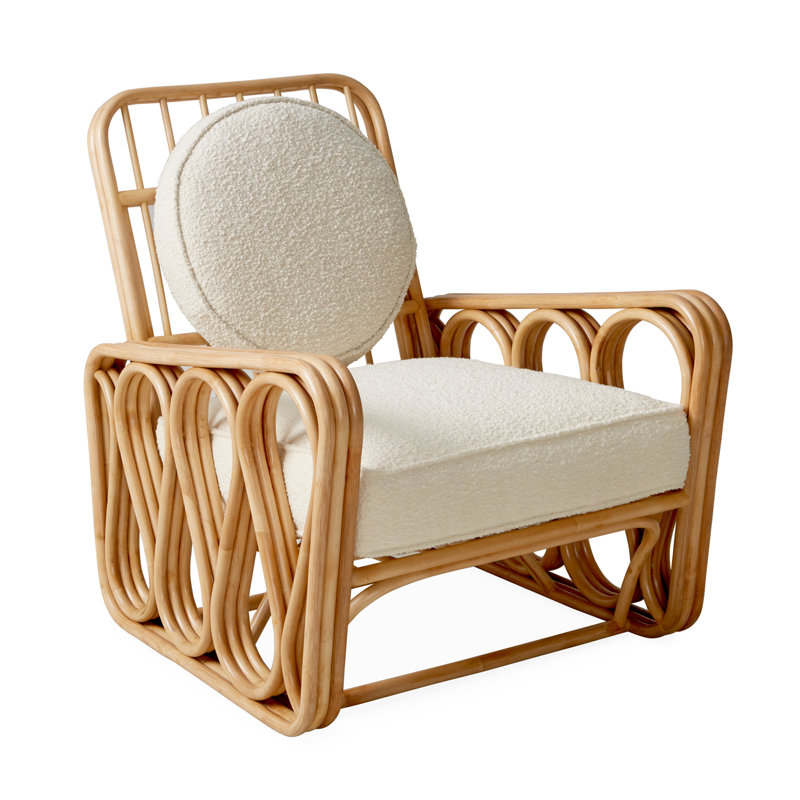 Riviera Lounge Chair, Natural