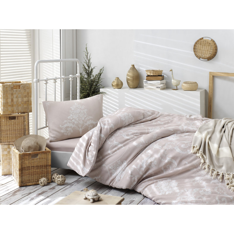 Crabtree Floral Duvet Cover Set with Pillowcases Included, 220 x 240cm Duvet Cover + 2 Pillowcases (50 x 80)