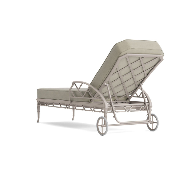 Calcutta Outdoor Chaise Lounge, Dove Smooth, Fusion Moccasian