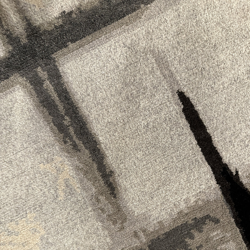 Shards Charcoal, Rectangle 6' x 9'
