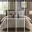 Taupe King Size Corduroy Comforter - Soft And Inviting Bedding Elegant