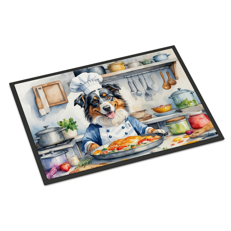 Dorcie Non-Slip Indoor Only, Outdoor Doormat, 18" W x 27" L