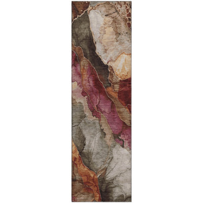 Premium Machine Washable Chelston AMF1864 Floral Rug