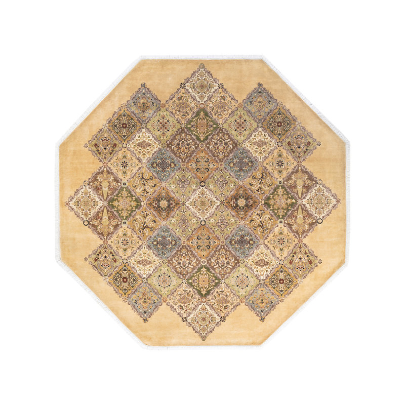 Classic One-of-a-Kind 8' 1" X 8' 1" Hand Knotted Area Rug