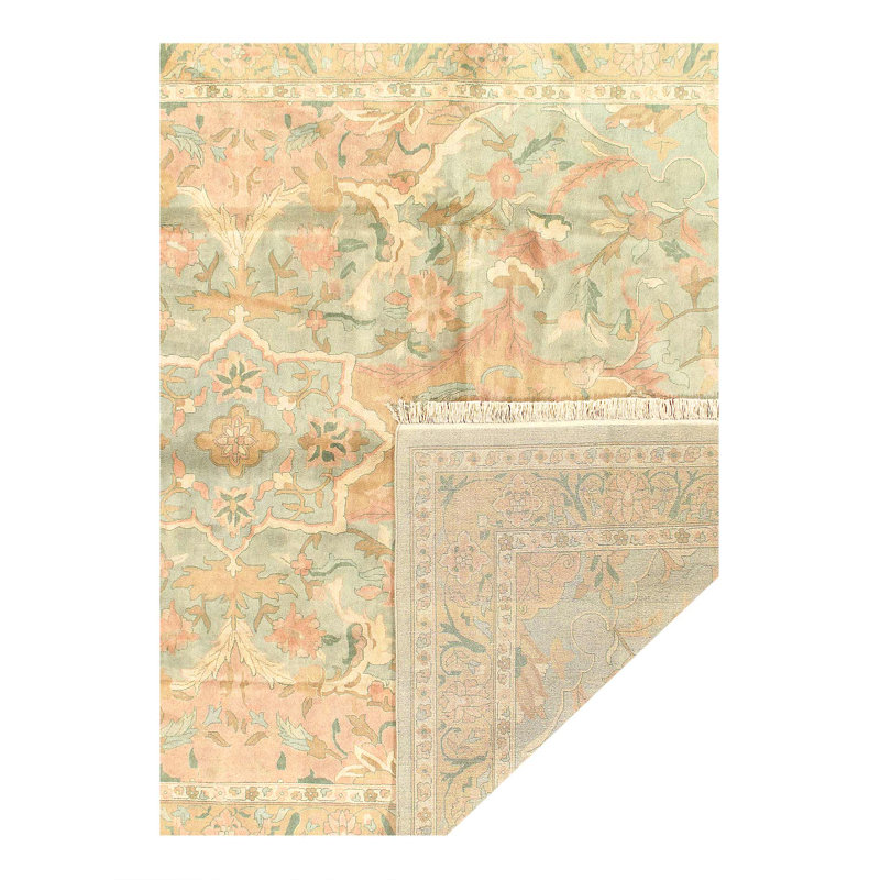 Hand Knotted Indian Agra rug 10'X 14'