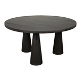 David Round Solid Wood Dining Table