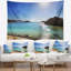 Tapisserie de plage blue shore blue basse california-28487458
