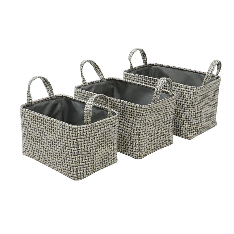 JVL Fabric Decorative Basket