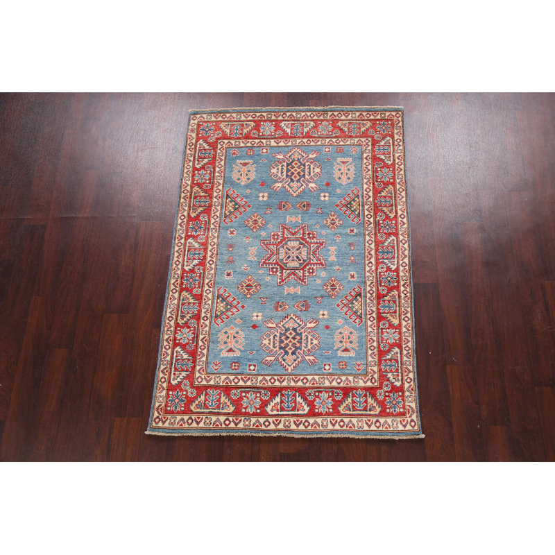 Tapis oriental 100% Super Kazak à teinture végétale 4