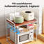 Microwave Oven Shelf With Storage Basket 35*48*51Cm