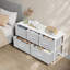 Chest of Drawers with 5 Fabric Drawers-955125630