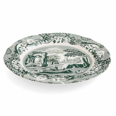 Heritage Green Italian 10.5" Dinner Plates, Set of 4