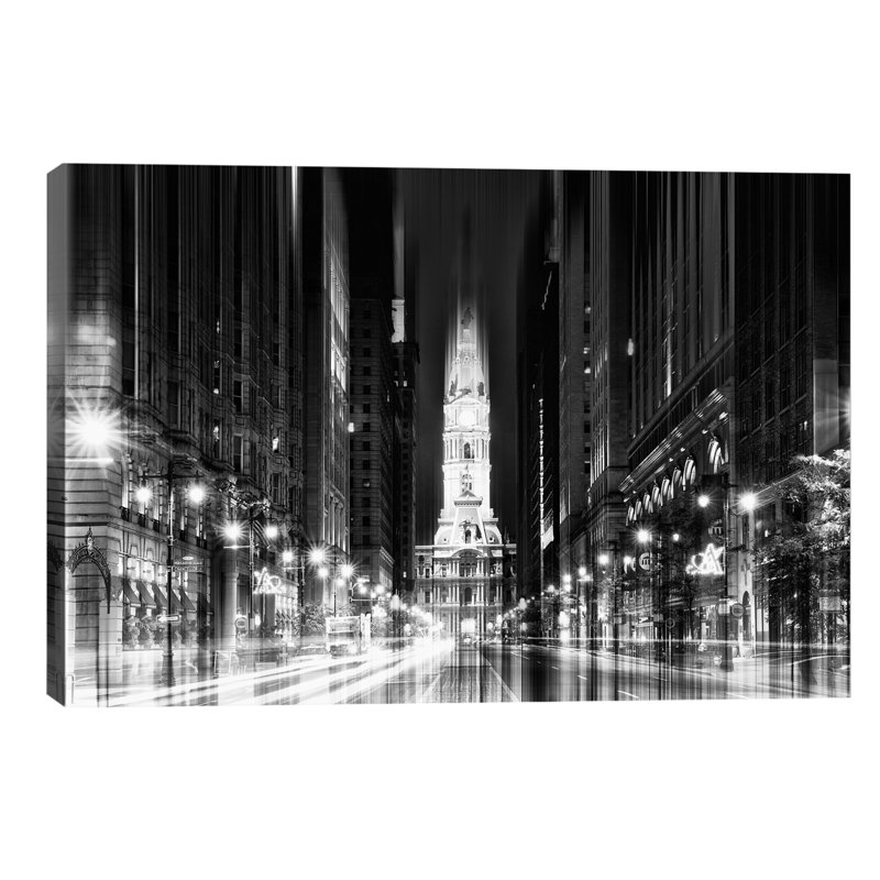 City Hall - Philadelphia by Philippe Hugonnard - No Frame Print on Canvas, 101.6 cm H x 66.04 cm W x 3.175 cm D