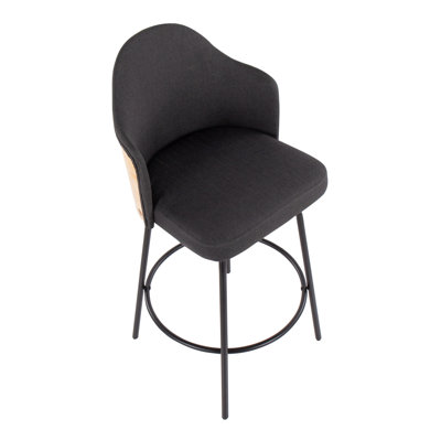 Ensemble de 2 tabourets de comptoir Gracen