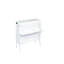 Lit escamotable en pin massif avec port USB et tablettes amovibles, pour l'efficacité du bureau personnel et de la chambre d'amis.-24766877-24766878