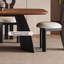 Table rectangulaire Mid-Century en noyer épais-125258884-125258886