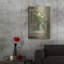 Art mural en métal Lark Manor ™ «Tulip Bouquet On Bench» par Danhui Nai
