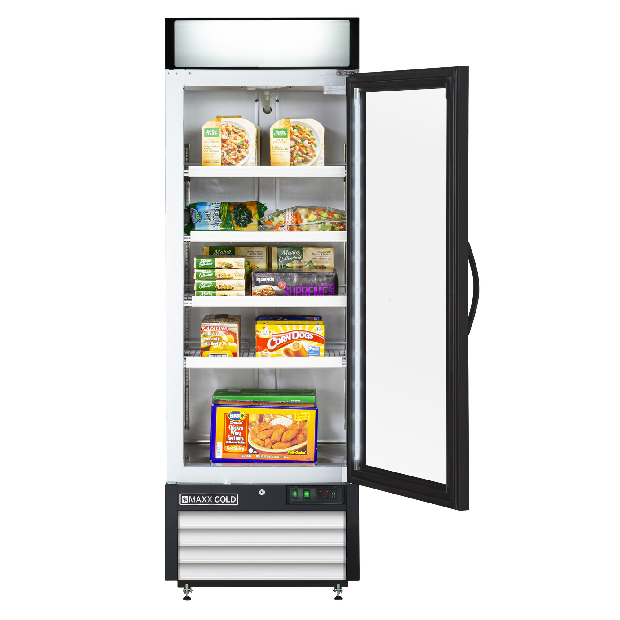 72 Cubic Feet Garage Ready Frost-Free Upright Freezer with Adjustable  Temperature Controls and LED Light