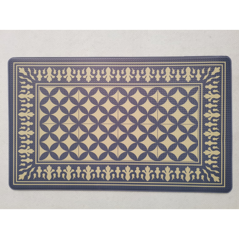 Tapis de bain Solene en PVC avec envers antidérapant, 20 po x 18 po