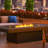 EcoSmart L1080  Rectangle Glass Wind Guard Fire Pit Accessory